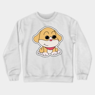 Cute Dog Harvest Moon Crewneck Sweatshirt